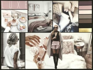 Inspiration and colors for Luxe