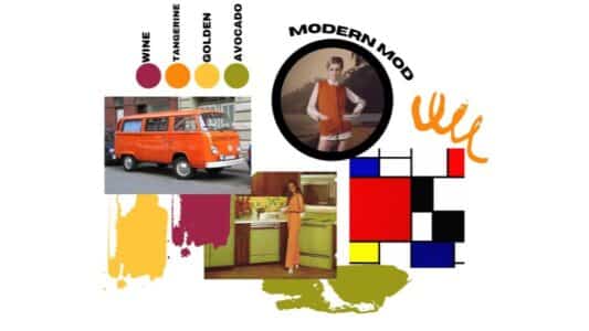 Modern Mod Moodboard