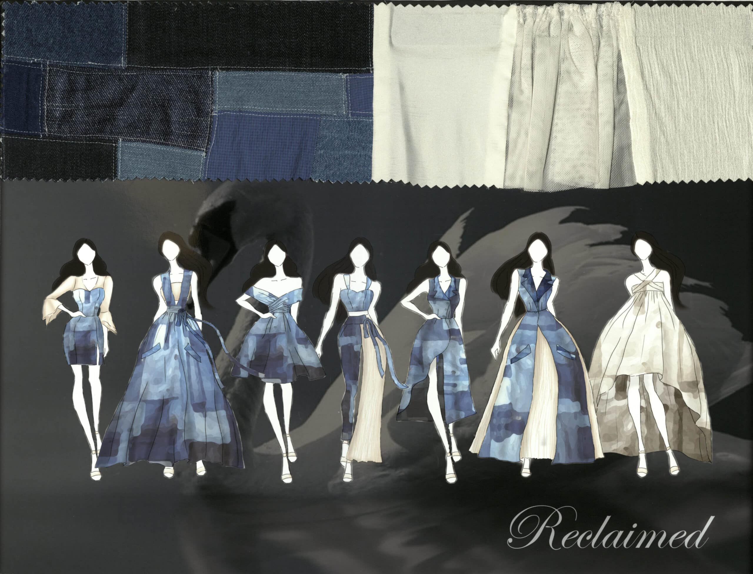 Reclaimed denim dress inspiration