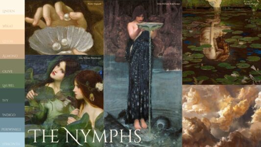 The Nymphs Moodboard