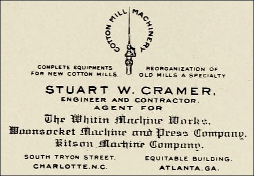 Stuart W. Cramer | Textiles History