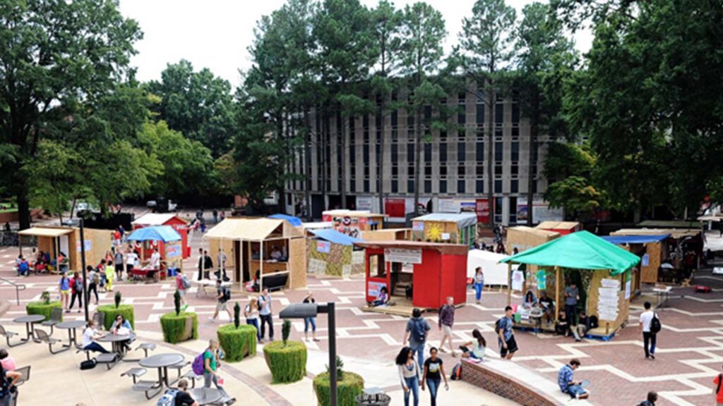 Elevated view of Shack-a-Thon 2013