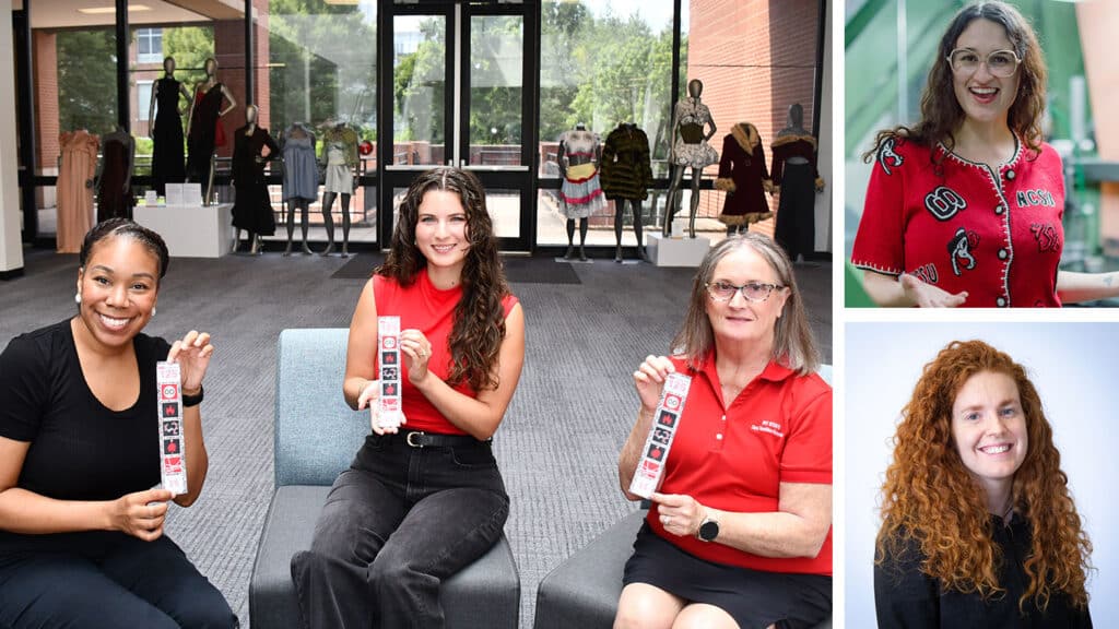 Five staff members smiling at the camera