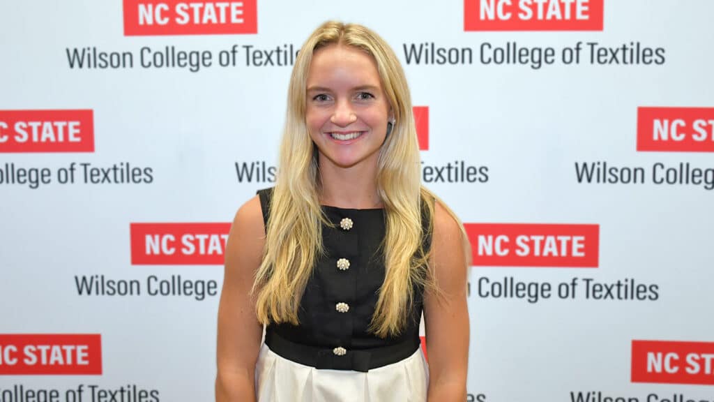 A student, Emma Fish, smiling. 