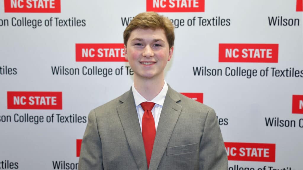 A student, Brooks Ford, smiling.