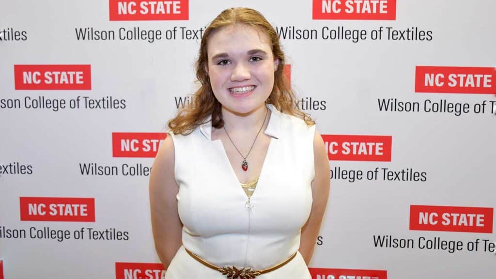 A student, Jayla Williams, smiling.