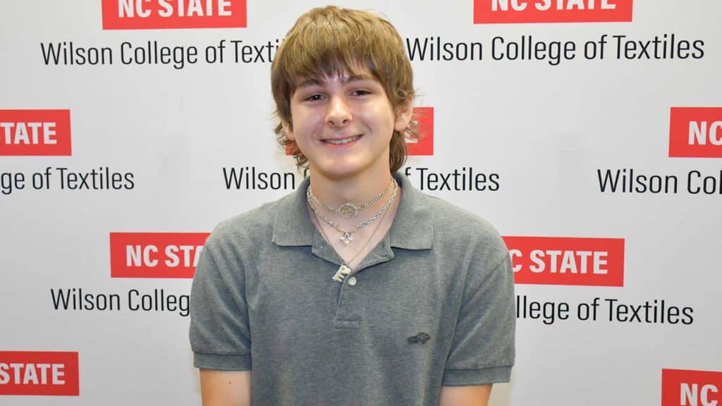 A student, Neil Rostick, smiling.