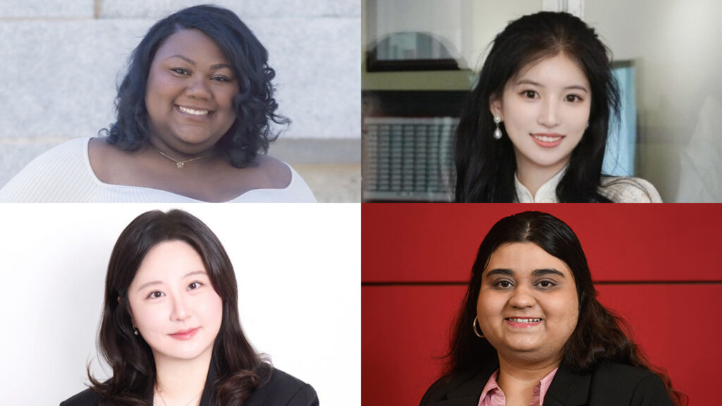 Four TATM graduate students