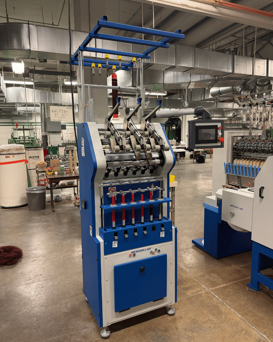 Mesdan Spinning Frame: Ring Spinning